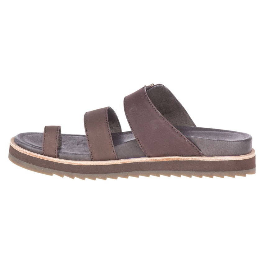 Claquette Merrell Juno Buckle Chocolat Femme | R.V.UTQD